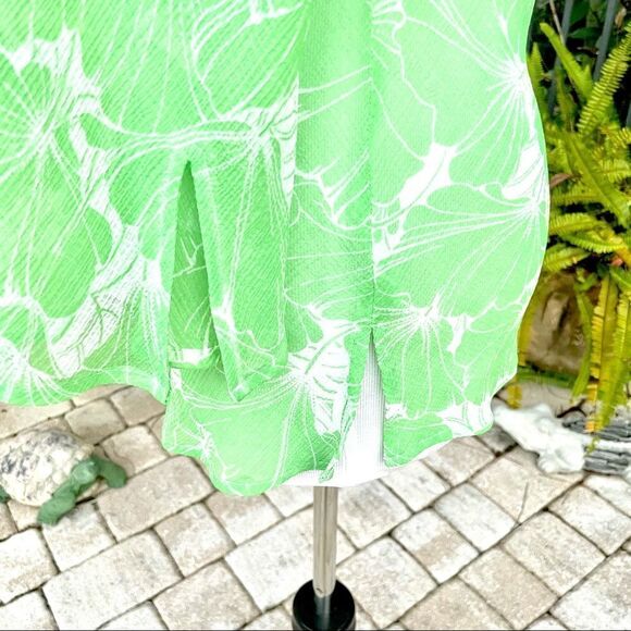 Loft Palm/Hibiscus Long Sleeve Blouse - Picture 4 of 8